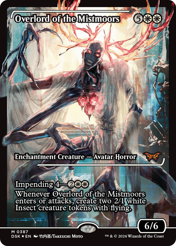 Overlord of the Mistmoors (Japan Showcase) [Duskmourn: House of Horror] MTG Single Magic: The Gathering    | Red Claw Gaming