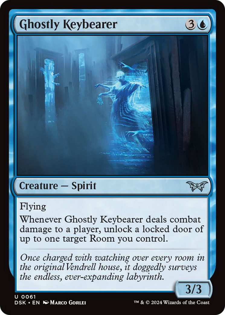 Ghostly Keybearer [Duskmourn: House of Horror] MTG Single Magic: The Gathering    | Red Claw Gaming