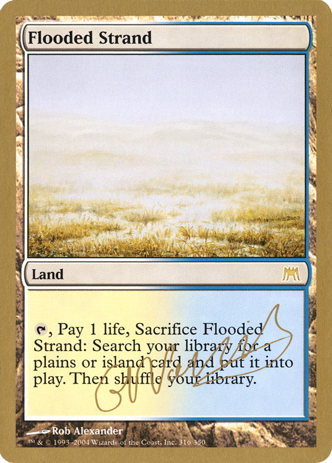 Flooded Strand (Gabriel Nassif) [World Championship Decks 2004] MTG Single Magic: The Gathering    | Red Claw Gaming