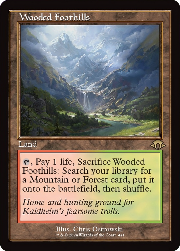 Wooded Foothills (Retro) [Modern Horizons 3] MTG Single Magic: The Gathering    | Red Claw Gaming