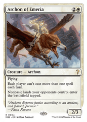 Archon of Emeria (White Border) [Mystery Booster 2] MTG Single Magic: The Gathering    | Red Claw Gaming