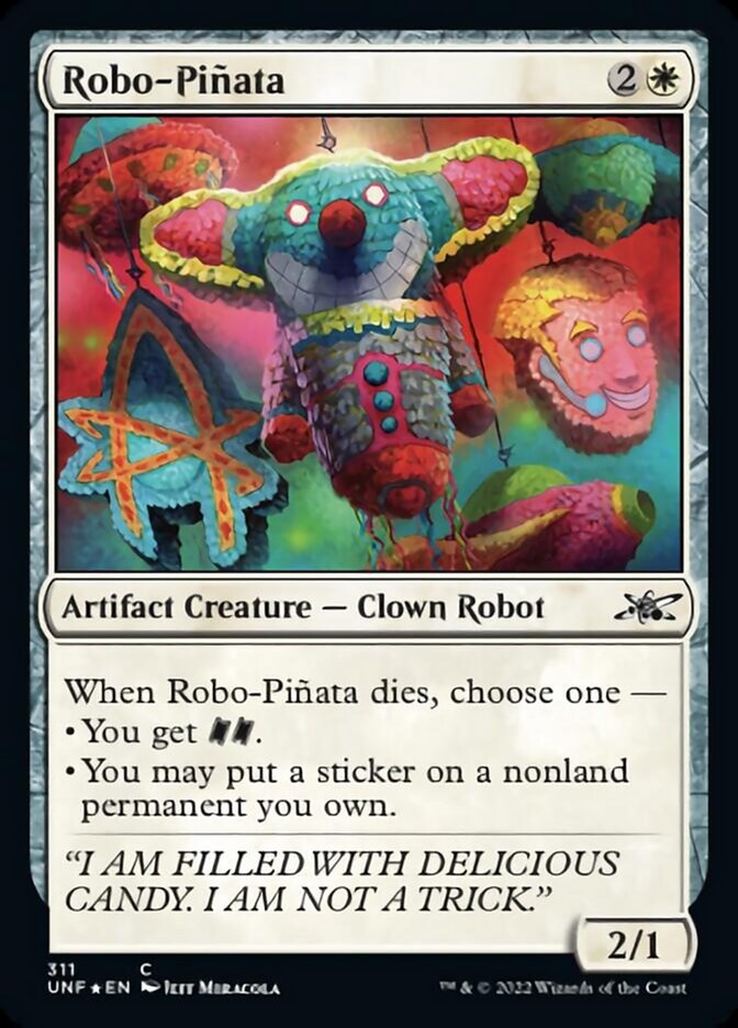 Robo-Pinata (Galaxy Foil) [Unfinity] MTG Single Magic: The Gathering    | Red Claw Gaming