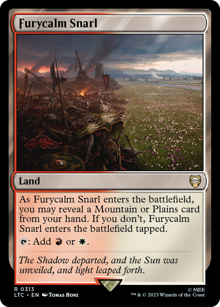 Furycalm Snarl [The Lord of the Rings: Tales of Middle-Earth Commander] MTG Single Magic: The Gathering | Red Claw Gaming