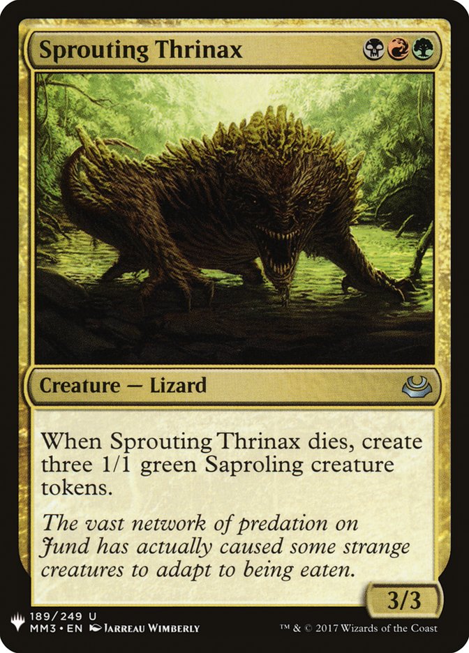 Sprouting Thrinax [Mystery Booster] MTG Single Magic: The Gathering    | Red Claw Gaming