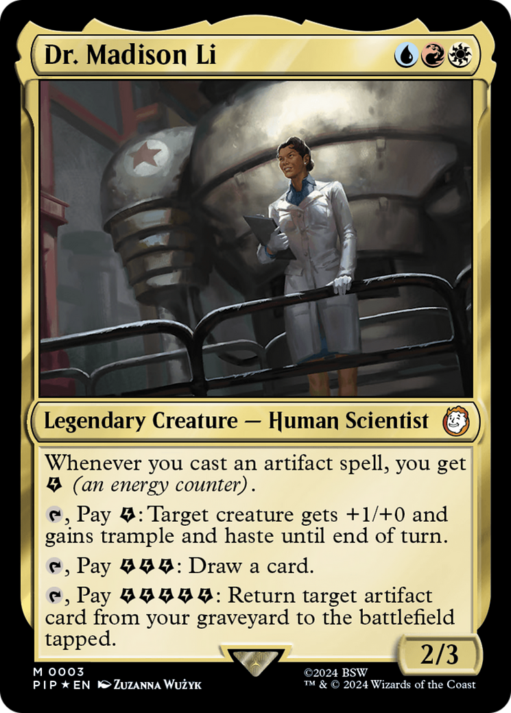 Dr. Madison Li [Fallout] MTG Single Magic: The Gathering    | Red Claw Gaming