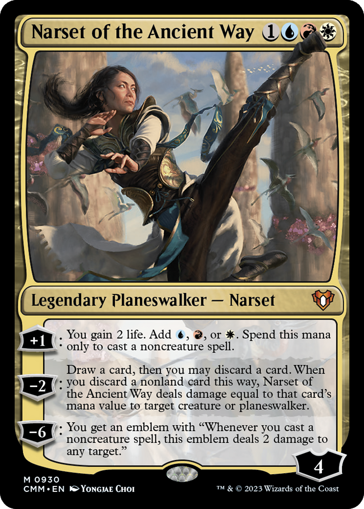 Narset of the Ancient Way [Commander Masters] MTG Single Magic: The Gathering    | Red Claw Gaming