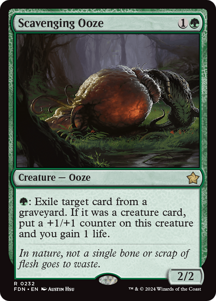 Scavenging Ooze [Foundations] MTG Single Magic: The Gathering | Red Claw Gaming