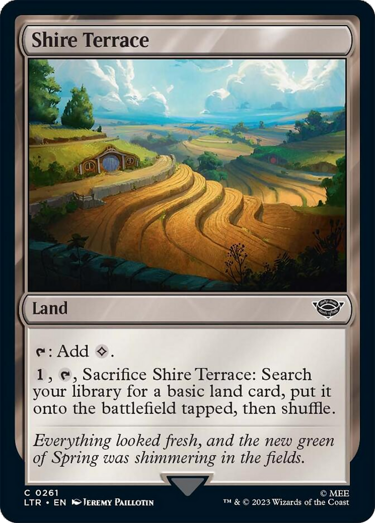 Shire Terrace [The Lord of the Rings: Tales of Middle-Earth] MTG Single Magic: The Gathering | Red Claw Gaming