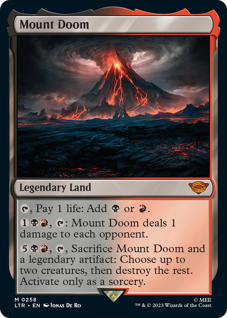 Mount Doom [The Lord of the Rings: Tales of Middle-Earth] MTG Single Magic: The Gathering | Red Claw Gaming