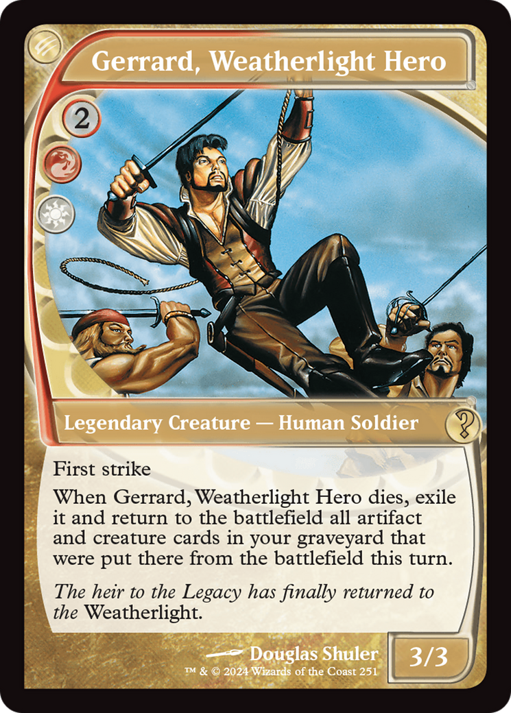 Gerrard, Weatherlight Hero (Future Sight) [Mystery Booster 2] MTG Single Magic: The Gathering    | Red Claw Gaming