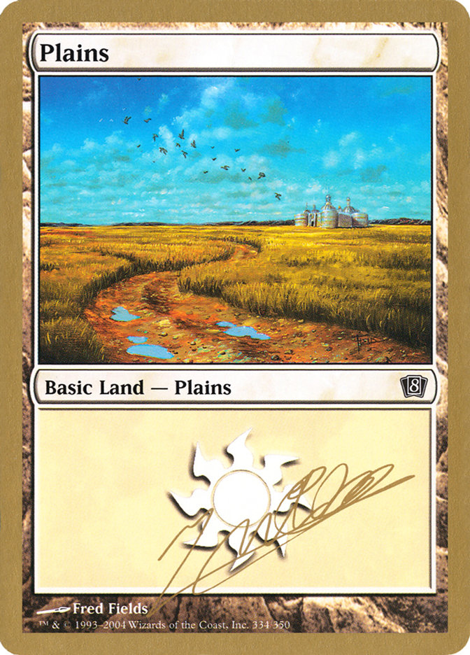 Plains (jn334) (Julien Nuijten) [World Championship Decks 2004] MTG Single Magic: The Gathering    | Red Claw Gaming