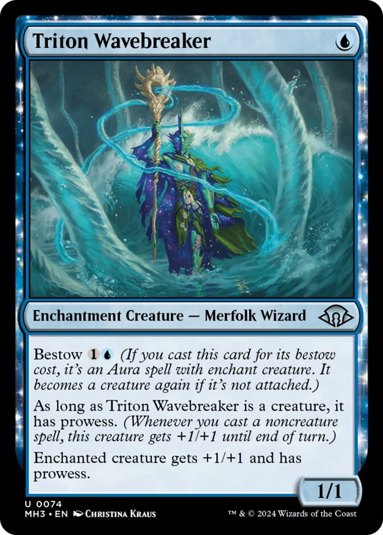 Triton Wavebreaker [Modern Horizons 3] MTG Single Magic: The Gathering    | Red Claw Gaming