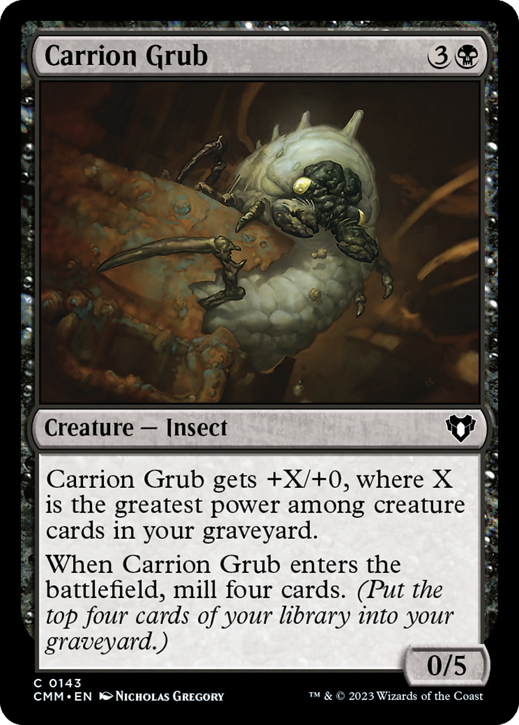 Carrion Grub [Commander Masters] MTG Single Magic: The Gathering    | Red Claw Gaming