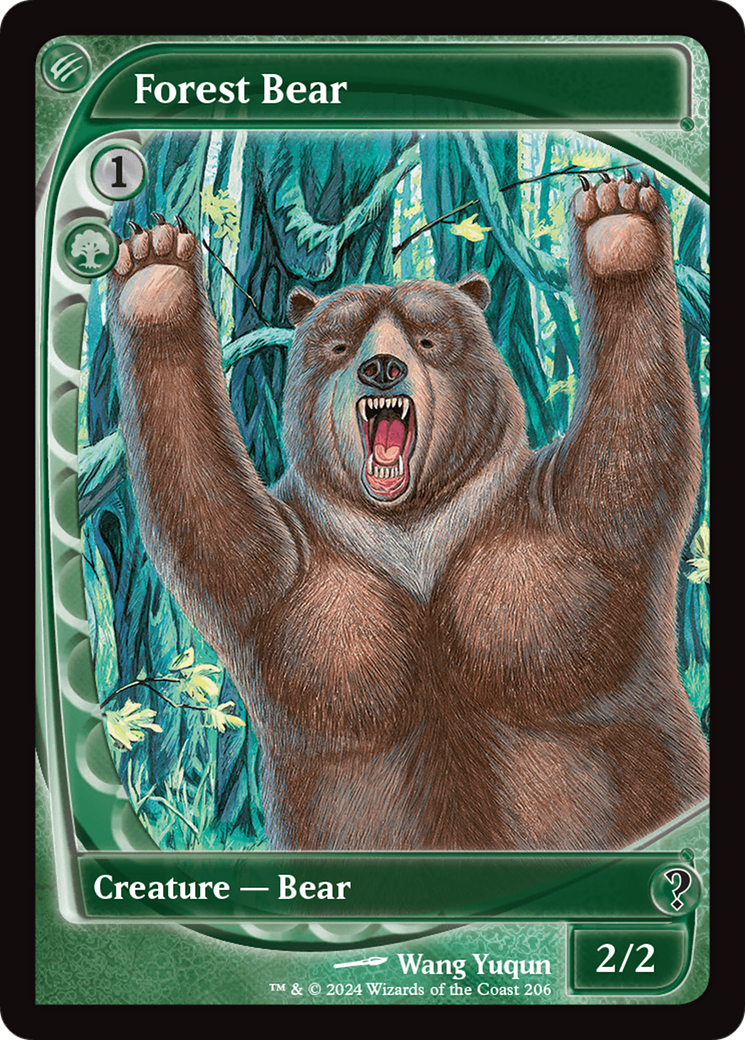 Forest Bear (Future Sight) [Mystery Booster 2] MTG Single Magic: The Gathering    | Red Claw Gaming