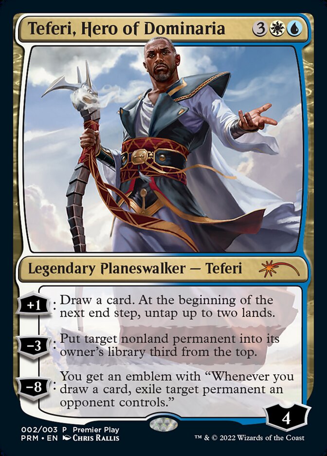 Teferi, Hero of Dominaria [Pro Tour Promos] MTG Single Magic: The Gathering    | Red Claw Gaming