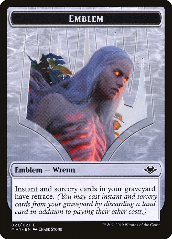 Illusion (005) // Wrenn and Six Emblem (021) Double-Sided Token [Modern Horizons Tokens] MTG Single Magic: The Gathering    | Red Claw Gaming