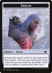 Goblin (010) // Wrenn and Six Emblem Double-Sided Token [Modern Horizons Tokens] MTG Single Magic: The Gathering    | Red Claw Gaming