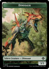 Gnome // Dinosaur (0010) Double-Sided Token [The Lost Caverns of Ixalan Tokens] MTG Single Magic: The Gathering    | Red Claw Gaming