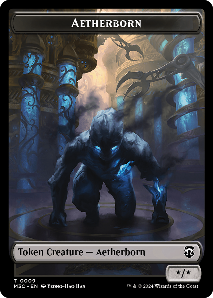 Aetherborn // Thopter Double-Sided Token [Modern Horizons 3 Commander Tokens] MTG Single Magic: The Gathering    | Red Claw Gaming