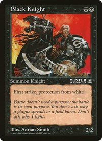 Black Knight (Oversized) [Oversize Cards] MTG Single Magic: The Gathering    | Red Claw Gaming