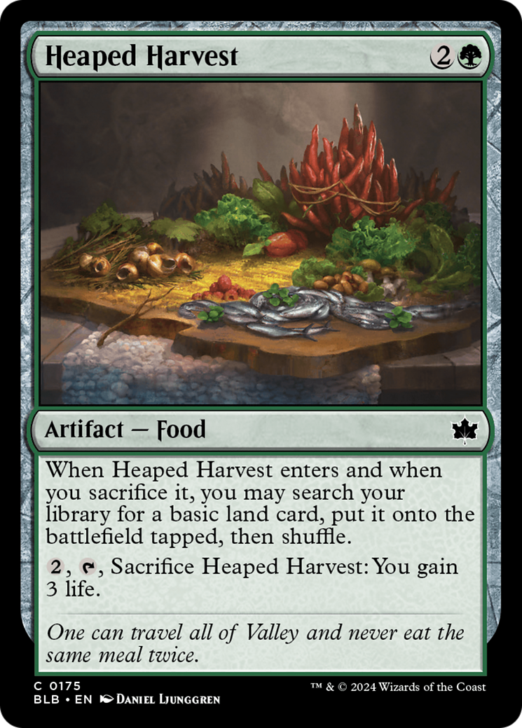 Heaped Harvest [Bloomburrow] MTG Single Magic: The Gathering    | Red Claw Gaming