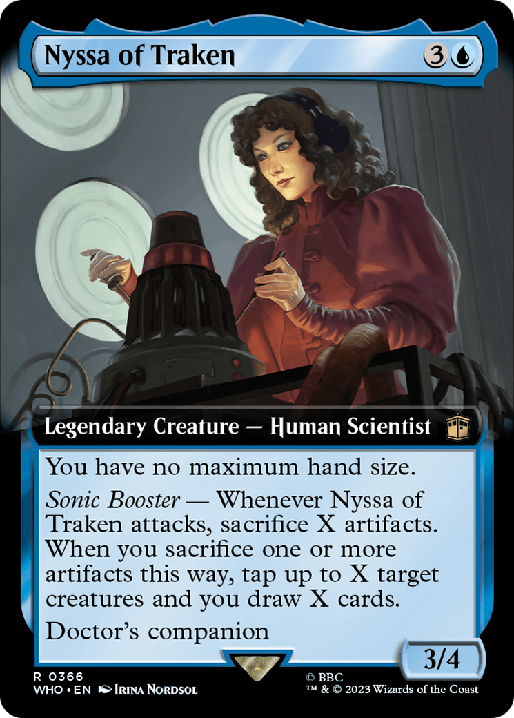 Nyssa of Traken (Extended Art) [Doctor Who] MTG Single Magic: The Gathering    | Red Claw Gaming