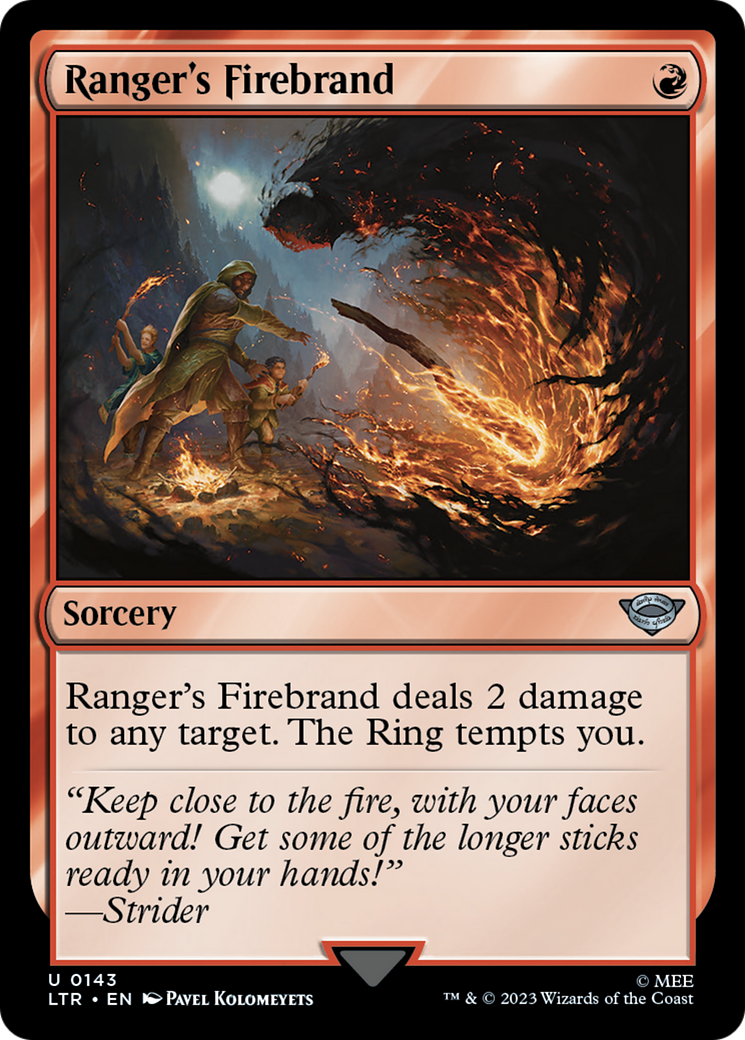 Ranger's Firebrand [The Lord of the Rings: Tales of Middle-Earth] MTG Single Magic: The Gathering | Red Claw Gaming