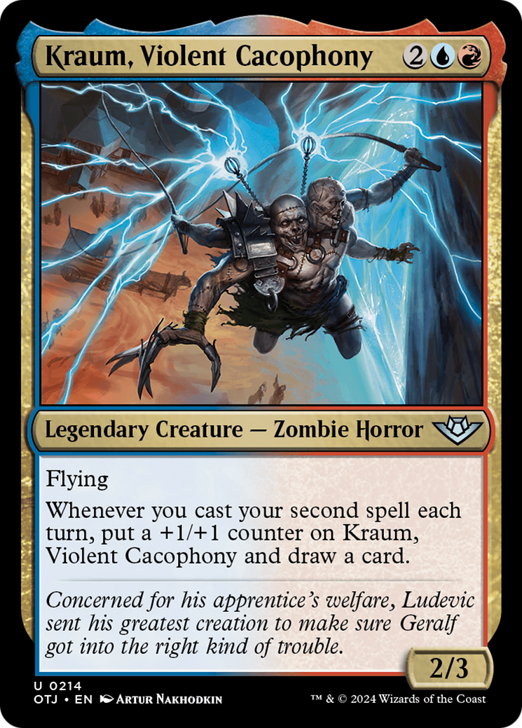 Kraum, Violent Cacophony [Outlaws of Thunder Junction] MTG Single Magic: The Gathering    | Red Claw Gaming