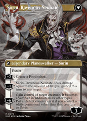 Sorin of House Markov // Sorin, Ravenous Neonate (Borderless) (Textured Foil) [Modern Horizons 3] MTG Single Magic: The Gathering    | Red Claw Gaming