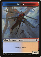 Treasure // Insect Double-Sided Token [Secret Lair: Heads I Win, Tails You Lose Tokens] MTG Single Magic: The Gathering    | Red Claw Gaming