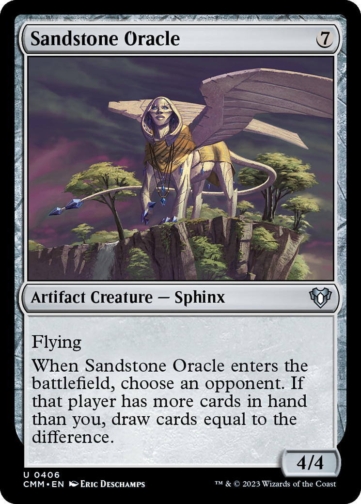 Sandstone Oracle [Commander Masters] MTG Single Magic: The Gathering    | Red Claw Gaming