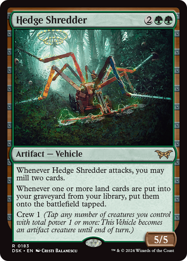 Hedge Shredder [Duskmourn: House of Horror] MTG Single Magic: The Gathering    | Red Claw Gaming