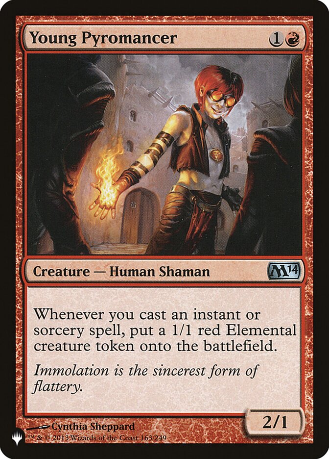 Young Pyromancer [The List] MTG Single Magic: The Gathering    | Red Claw Gaming
