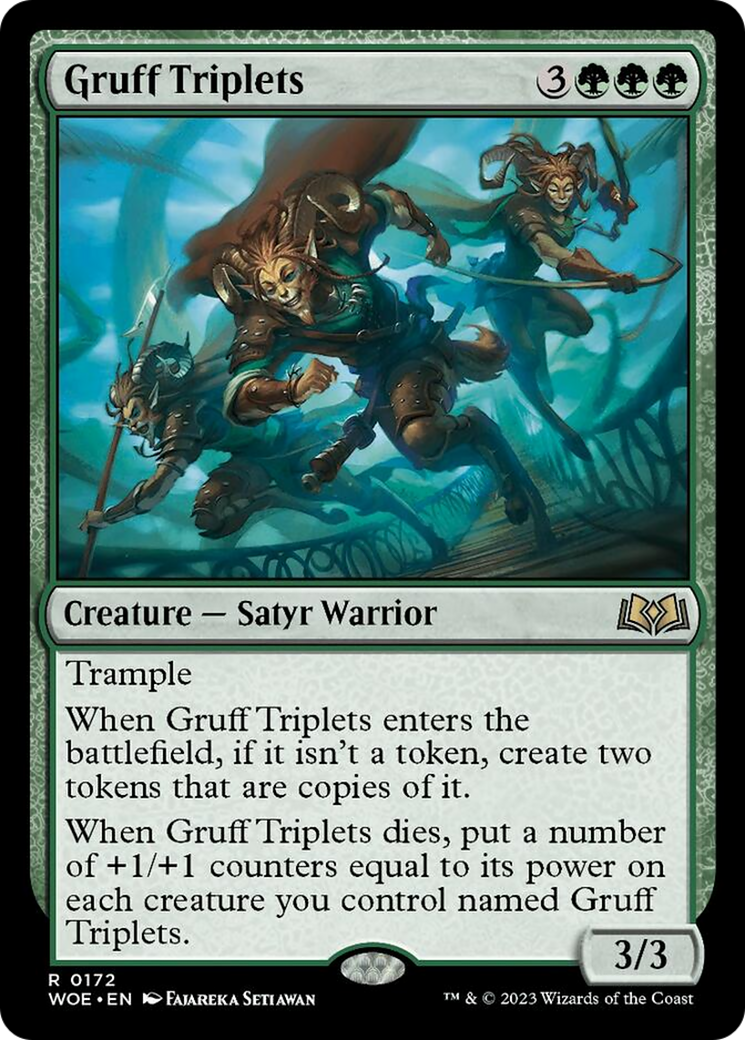 Gruff Triplets [Wilds of Eldraine] MTG Single Magic: The Gathering    | Red Claw Gaming