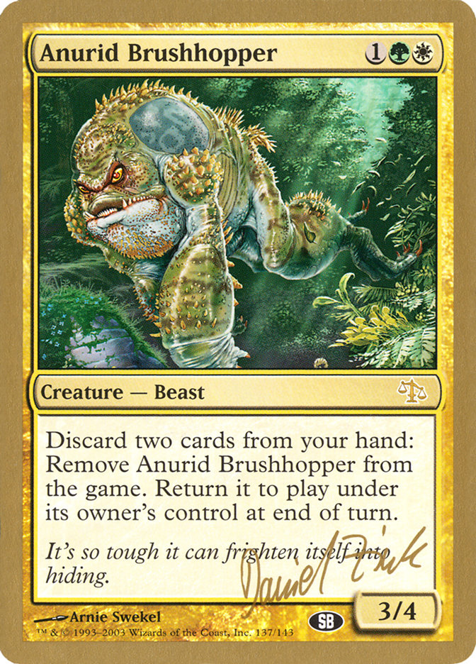 Anurid Brushhopper (Daniel Zink) (SB) [World Championship Decks 2003] MTG Single Magic: The Gathering    | Red Claw Gaming