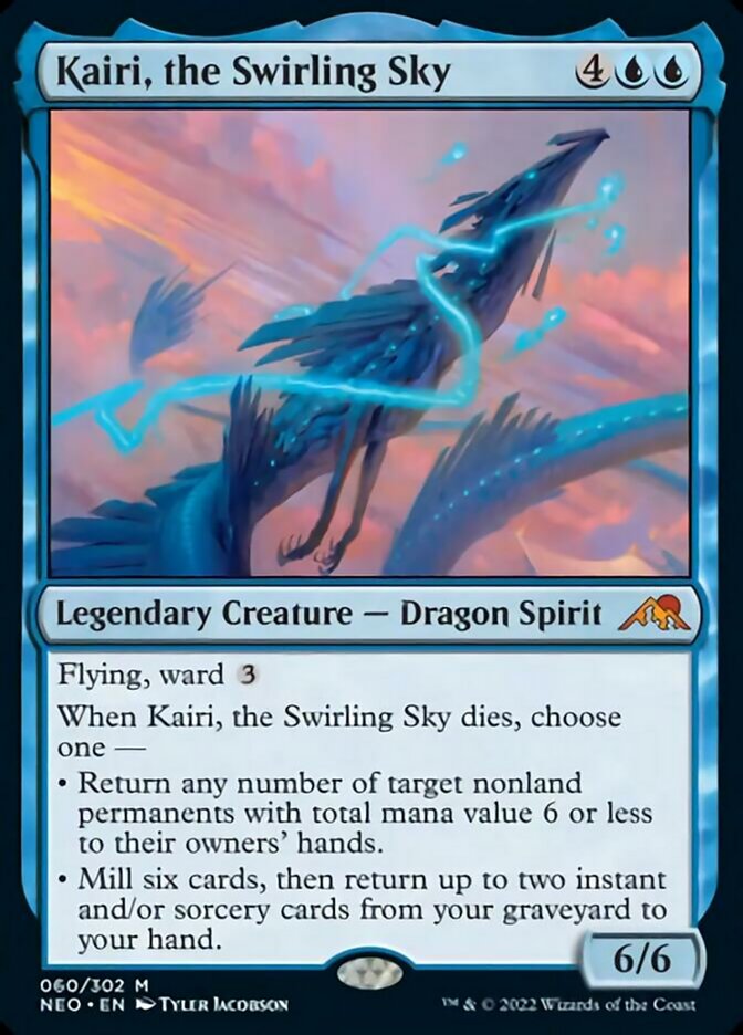 Kairi, the Swirling Sky [Kamigawa: Neon Dynasty] MTG Single Magic: The Gathering    | Red Claw Gaming