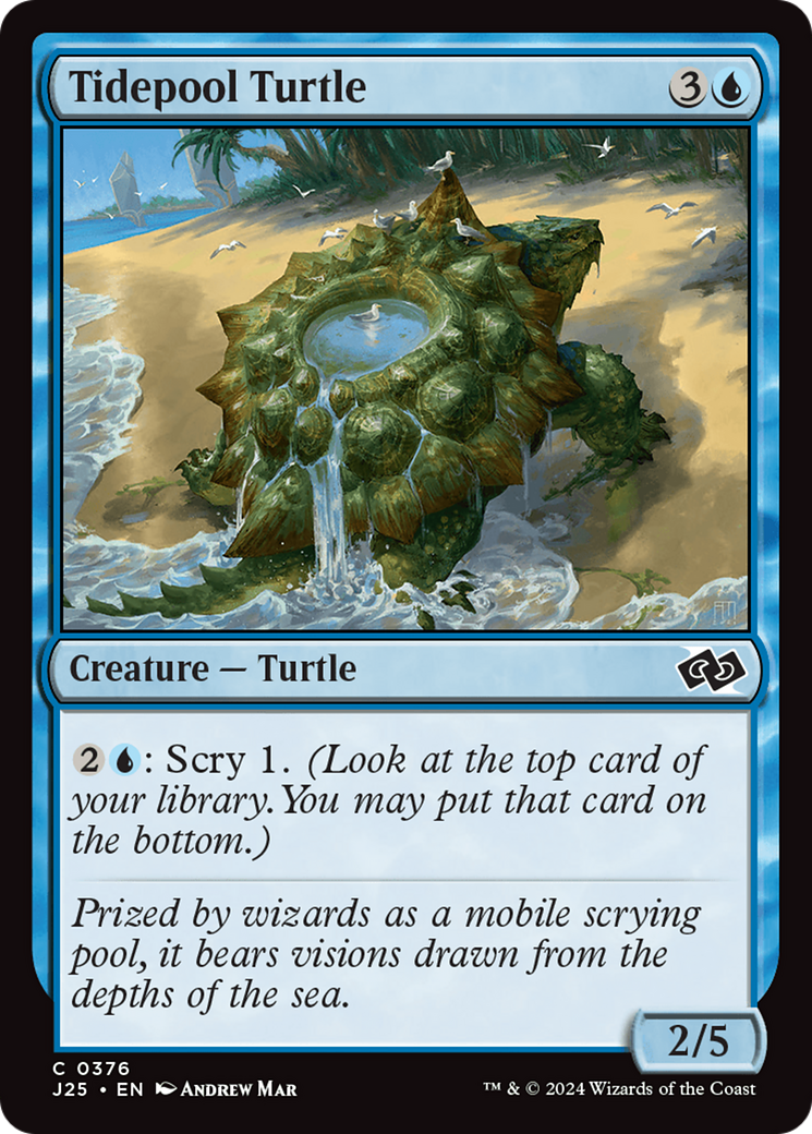 Tidepool Turtle [Foundations Jumpstart] MTG Single Magic: The Gathering | Red Claw Gaming