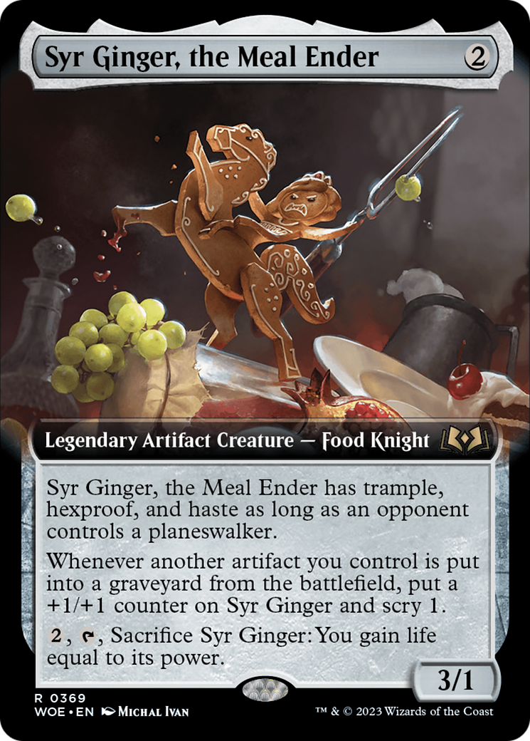 Syr Ginger, the Meal Ender (Extended Art) [Wilds of Eldraine] | Red Claw Gaming