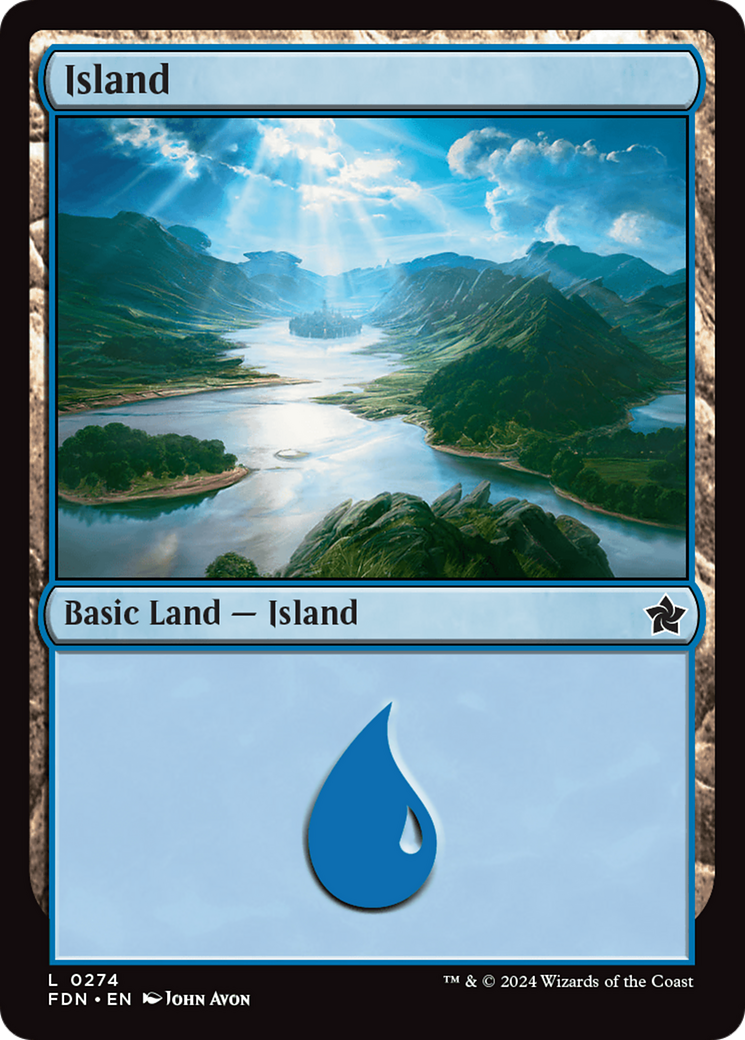 Island (0274) [Foundations] MTG Single Magic: The Gathering | Red Claw Gaming