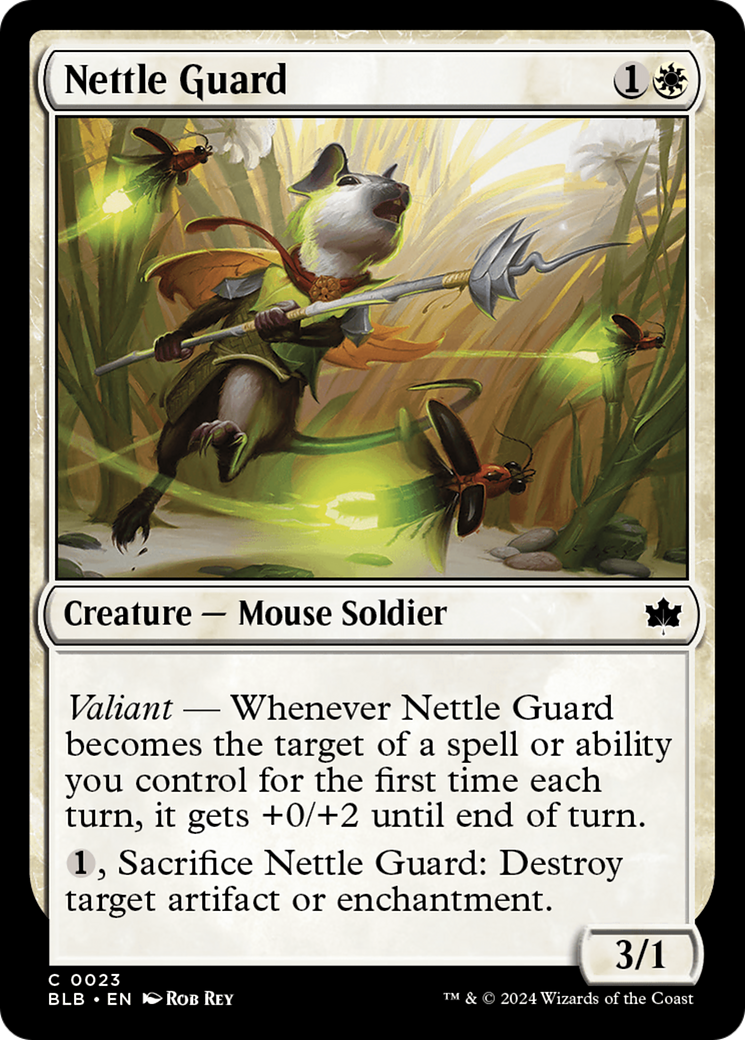 Nettle Guard [Bloomburrow] MTG Single Magic: The Gathering    | Red Claw Gaming