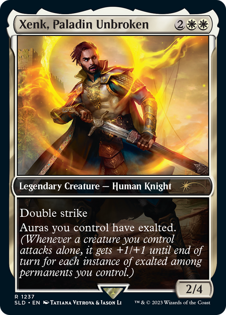 Xenk, Paladin Unbroken [Secret Lair Drop Series] MTG Single Magic: The Gathering    | Red Claw Gaming