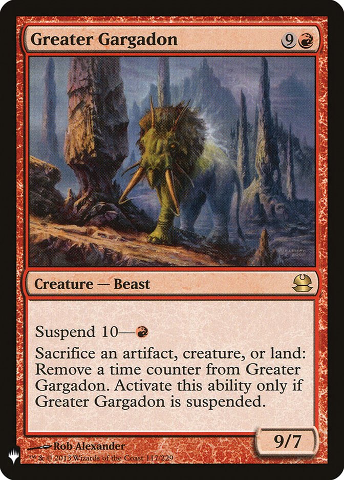 Greater Gargadon [Mystery Booster] MTG Single Magic: The Gathering | Red Claw Gaming