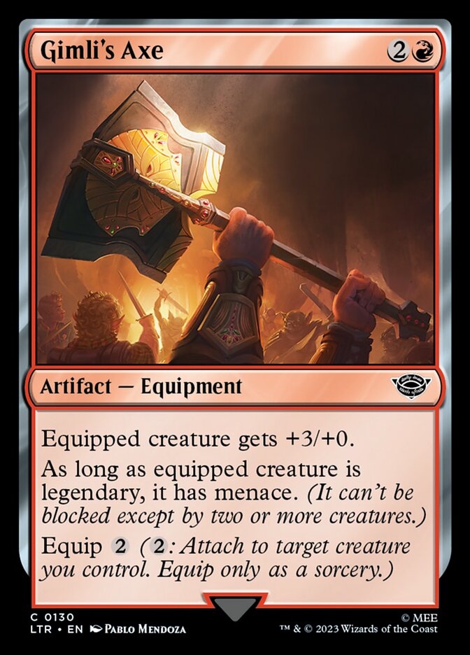 Gimli's Axe [The Lord of the Rings: Tales of Middle-Earth] MTG Single Magic: The Gathering | Red Claw Gaming