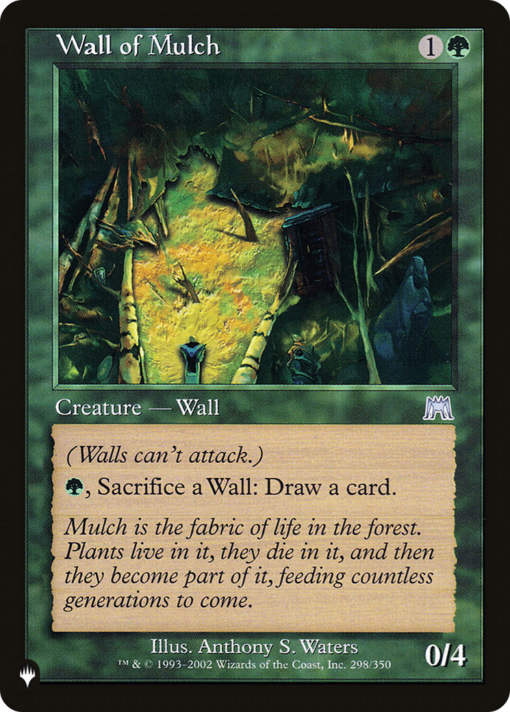 Wall of Mulch [The List Reprints] MTG Single Magic: The Gathering    | Red Claw Gaming