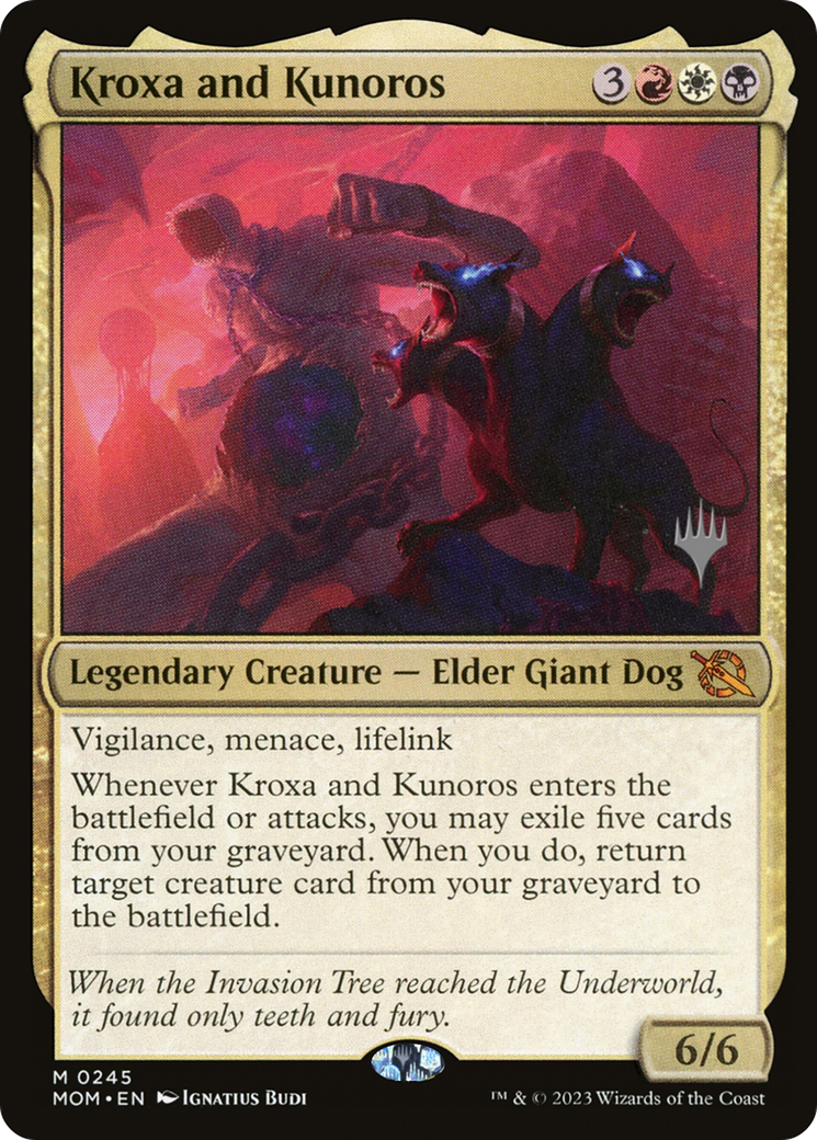 Kroxa and Kunoros (Promo Pack) [March of the Machine Promos] MTG Single Magic: The Gathering    | Red Claw Gaming