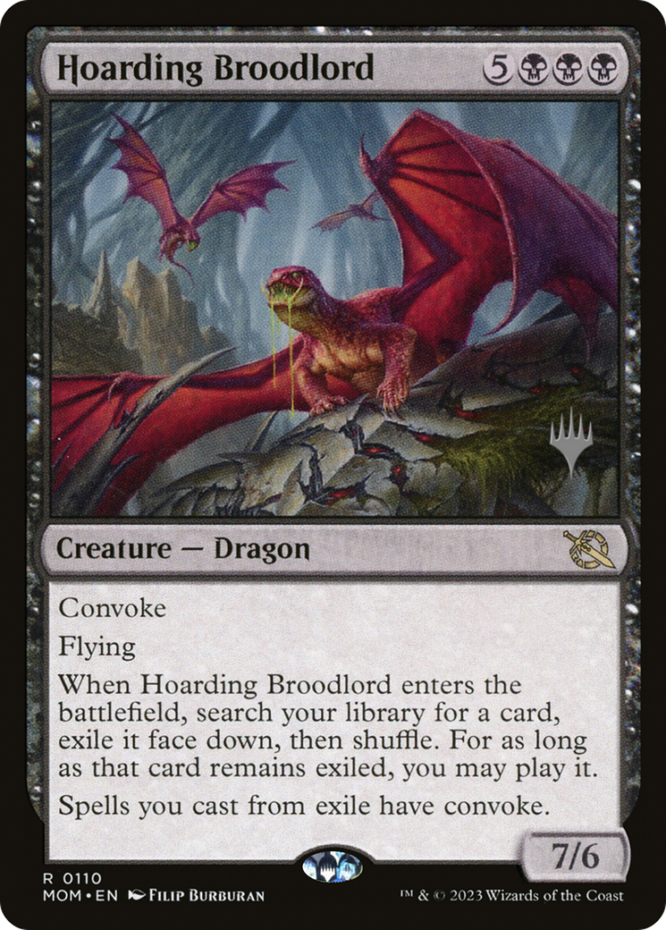 Hoarding Broodlord (Promo Pack) [March of the Machine Promos] MTG Single Magic: The Gathering    | Red Claw Gaming