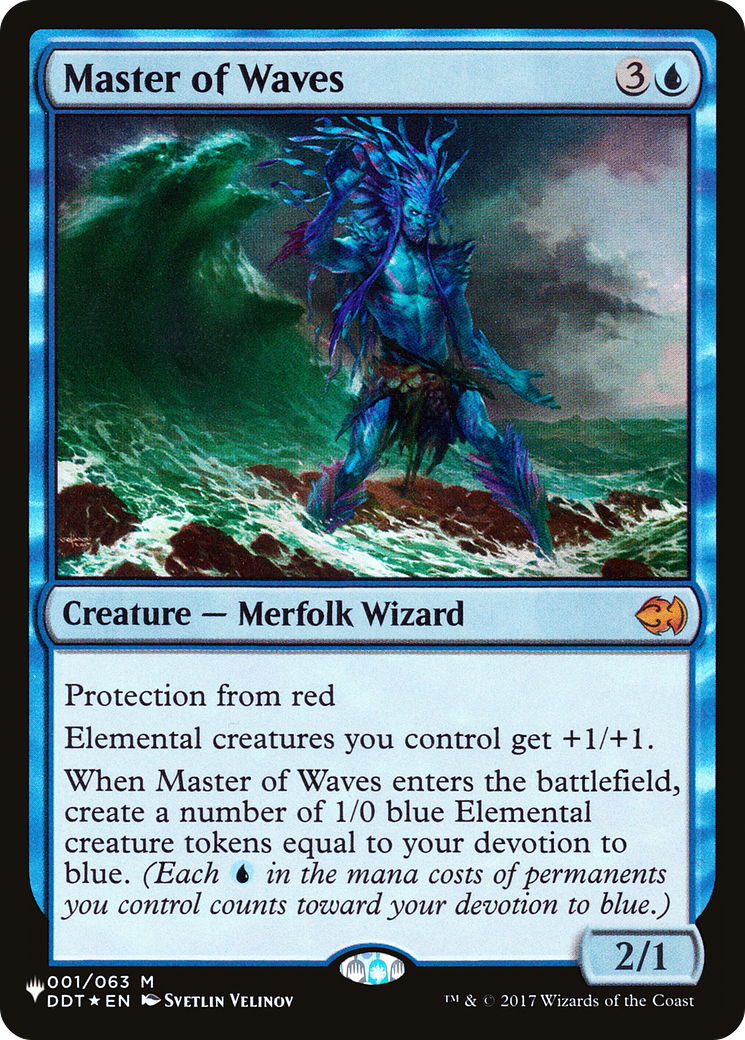 Master of Waves [The List Reprints] MTG Single Magic: The Gathering    | Red Claw Gaming