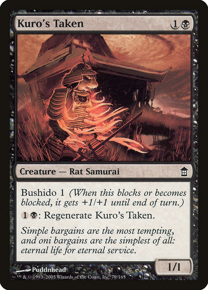 Kuro's Taken [Saviors of Kamigawa] MTG Single Magic: The Gathering    | Red Claw Gaming