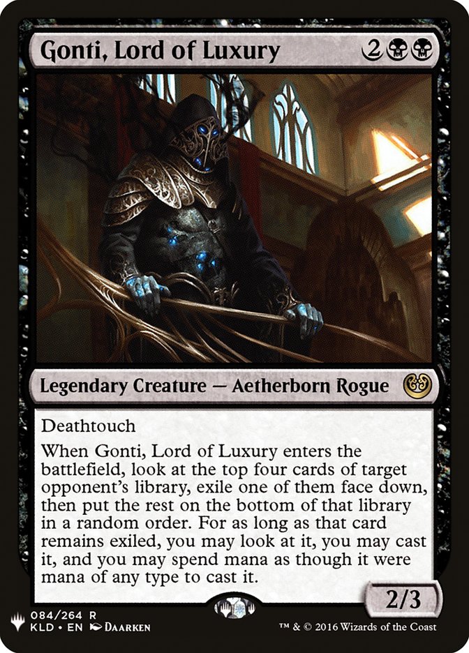 Gonti, Lord of Luxury [Mystery Booster] MTG Single Magic: The Gathering | Red Claw Gaming