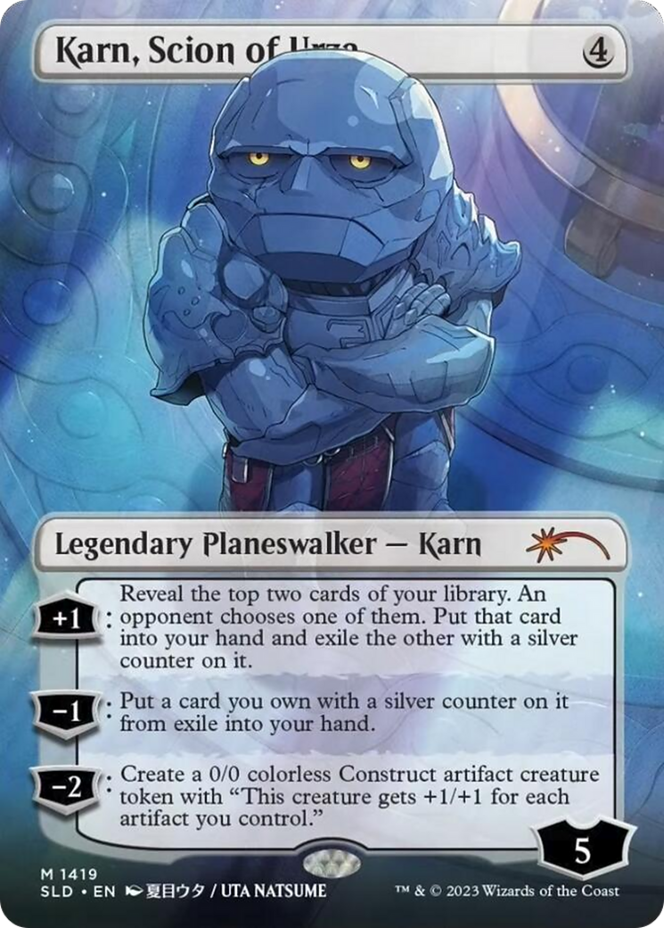 Karn, Scion of Urza (Rainbow Foil) [Secret Lair Drop Series] MTG Single Magic: The Gathering | Red Claw Gaming